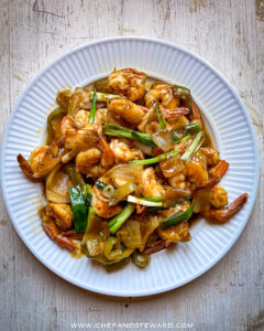 Shrimp in Oyster Sauce